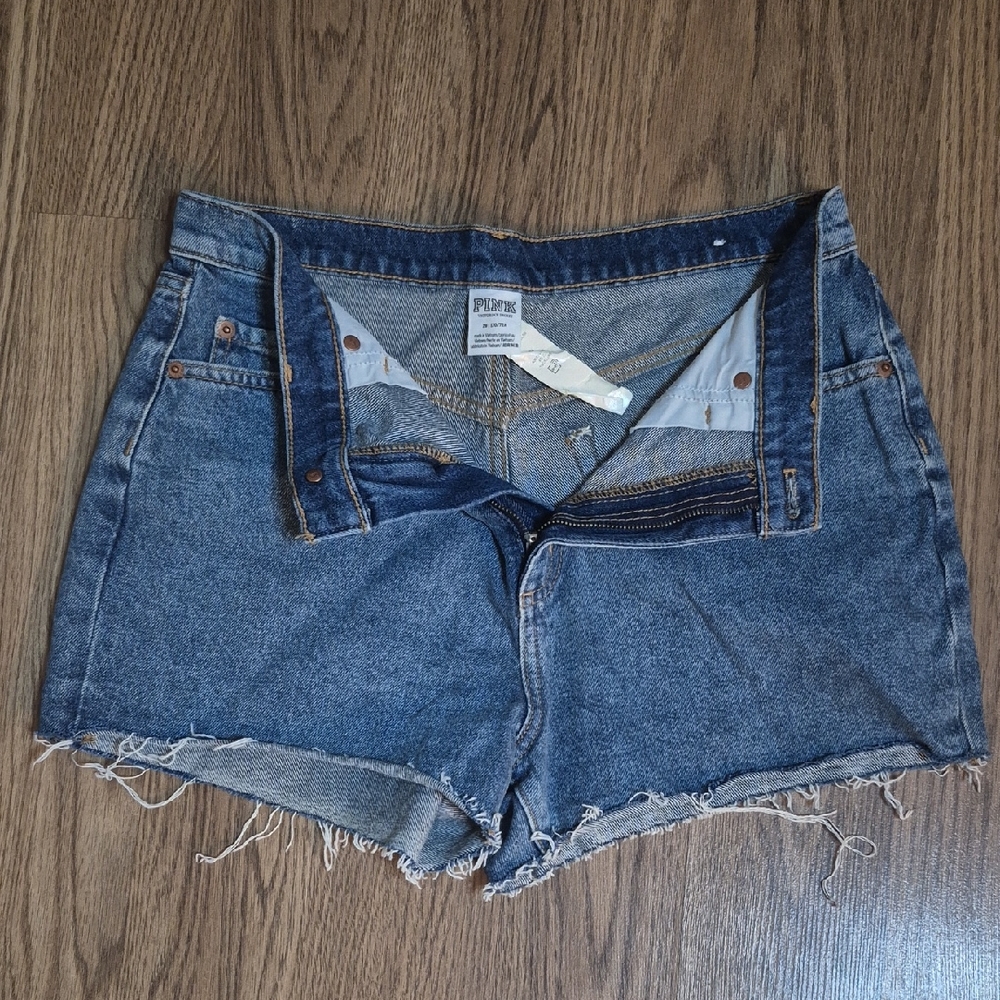 PINK Victoria's Secret Denim Cutoff Shorts
